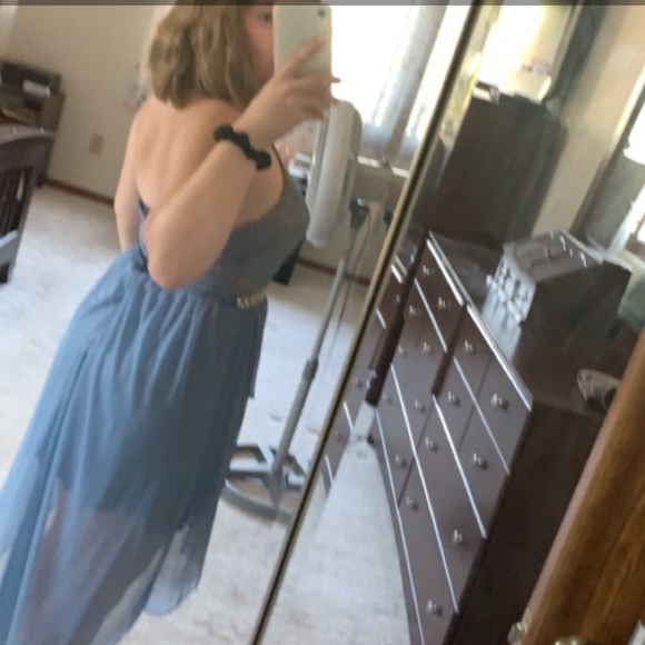 Light Blue Formal Dress - Picture 2 of 6
